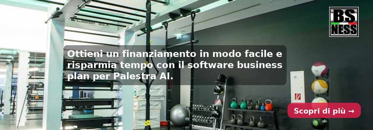 Ottieni un finanziamento in modo facile e risparmia tempo con il software business plan per Palestra AI.